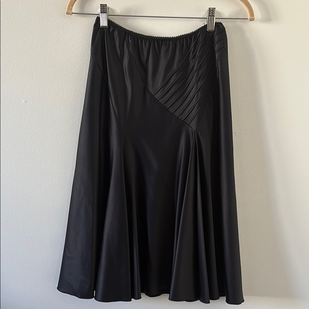 Elegant Black Midi Skirt